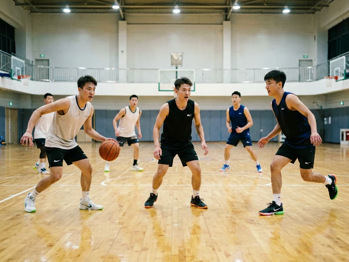 篮球馆备战训练洛杉矶湖人